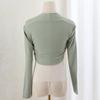 Women's Snowfall Style Cardigan: Lightweight Spring & Autumn Shawl, Cropped Air-Conditioned Jacket, Ballet Dance Camisole.