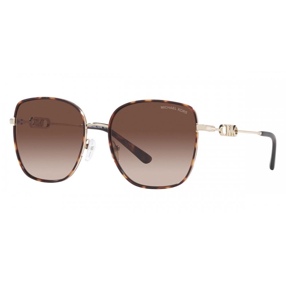 

Michael Kors Women s 56mm Light Gold Dark Tortoise Sunglasses light gold dark tortoise