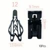 10 Pezzi Fermo Rivetto Fastener a U Universale per Console Centrale Cruscotto Auto Clip Metalliche per Pannelli Trim Auto