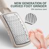 1pc Stainless Steel Pedicure Foot File, Handheld Foot Scrubber, Easy to Remove Callus Dead and Hard Skin for Both Wet and Dry Feet - Foot Care Tool