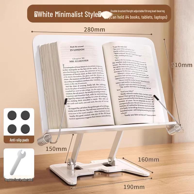 Adjustable All-Metal Desktop Reading Stand
