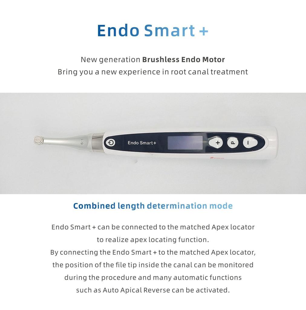 Woodpecker Endo Smart + Dental Endo Motor Root Canal Treatment Instrument Motor Brushless Therapy Endodontico Machine
