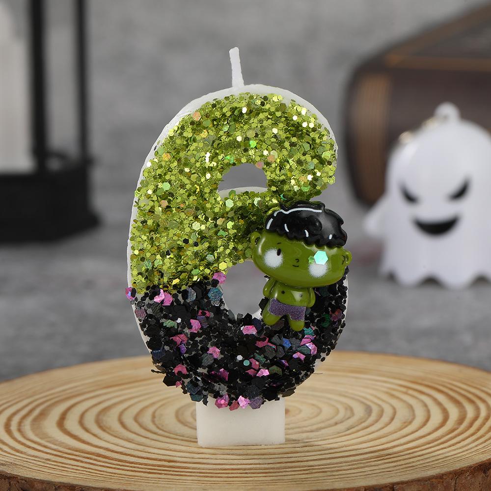 Hulk-Themed Birthday Number Candles - Cute, Funny Party Decorations Hulk