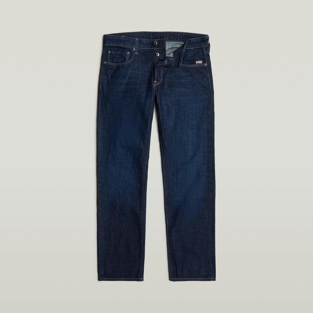 G-Star RAW Jeans Men Denim Pants Straight Fit Blue 3301 Straight 51002-E044-C602 W32/L32