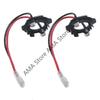 X7JF 2Pcs Car Headlight Bulb Holder H7 LED Bulb Plastic Holder Retainer Adapter for Golf 5 MK5
