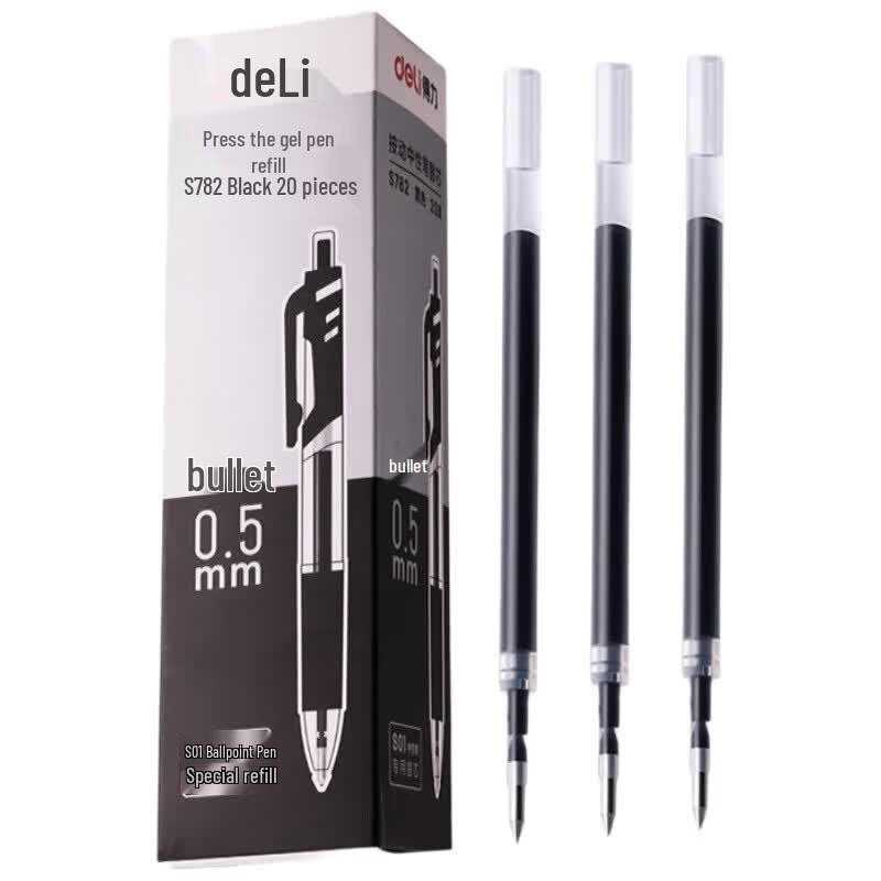 Deli S782 Retractable Gel Pen Refill
