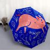 1pc Piglet FloralAutomatic Open/close Folding Umbrella, Compact Portable Travel Umbrella, Perfect Birthday/Holiday, Cute Umbrella y004