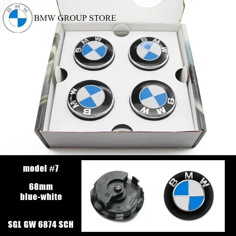 Für BMW E90 E91 E92 E93 F30 F10 F11 F04 E84 E83 F25 E70 F15 E72 F16 M2 M3 M5 M6 BMW GROUP 4 Stück 68MM Schwimmende Felgendeckel