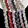 Multi-color Crystal Diamond Ribbon DIY Diamond Strips  Dress Skirt Clothing Accessories