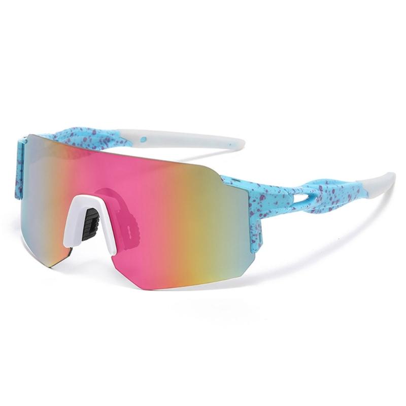 Outdoor Sports Sunglasses with Rimless PC Frame and Lens, Bright Sun Glasses for Fishing Driving and Cycling Use