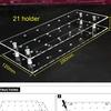 A 21-hole Acrylic Transparent Lollipop Stand Displays The Wedding Dessert Rack
