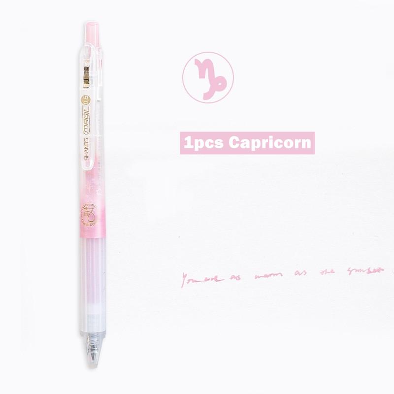 

1 шт. Набор гелевых ручек со знаками зодиака Magic Clip 12 Constellation Juice Color Ink 0,5 мм шариковая ручка для письма