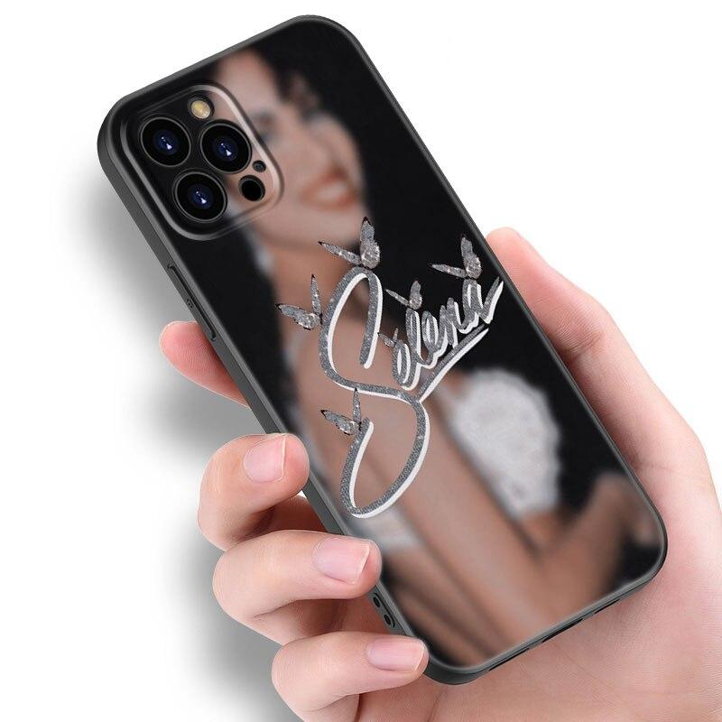 Selena Quintanilla Phone Case For Apple iPhone 13 12 Mini 11 Pro XS Max XR X 8 7 6S 6 Plus SE 2022 2020 5S 5 Soft Black Cover
