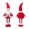 Retractable Festive Ornaments Santa Deer Snowman Polyester Sculpture Space Saving Tabletop Holiday Display