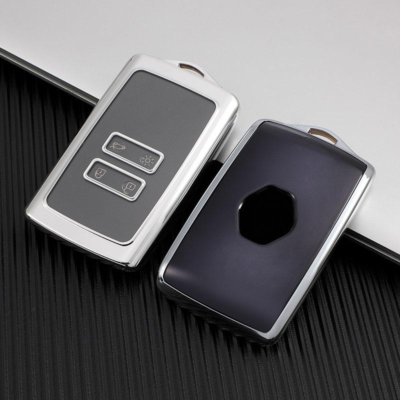 Tpu Auto Fob For Renault Captur Koleos Kadjar Arkana Megane Dacia Duster Sandero Stepway Smart Remote Control Car Key Case Cover