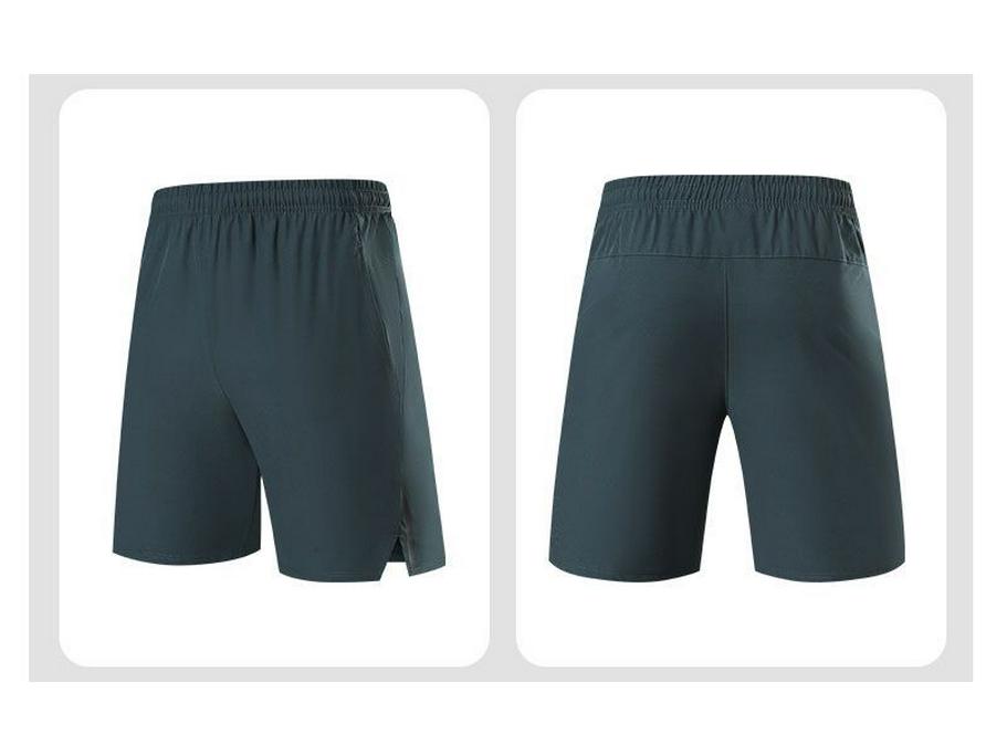 Men's Summer Quick-Dry Athletic Shorts: Breathable, Ice-Feel, Five-Point Length for Running, Fitness, and Basketball.