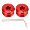 2PCS Aluminum Alloy Cycle Pedal Dust Cap M14 Thread Cycle Pedal Dust Cover  Bike Maintenance