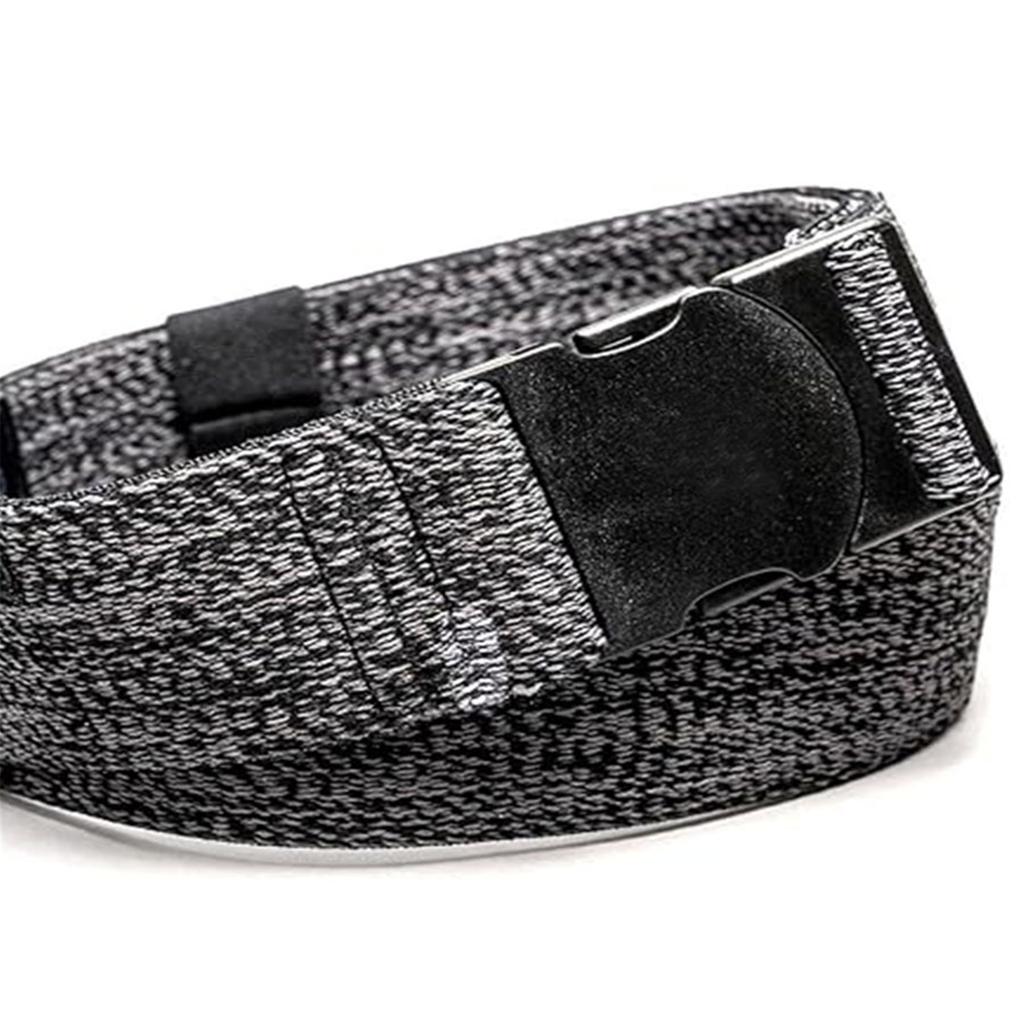 Comfortable Woven Belt for Men High Strength Nylon with Automatic Buckles for Outdoor Adventures