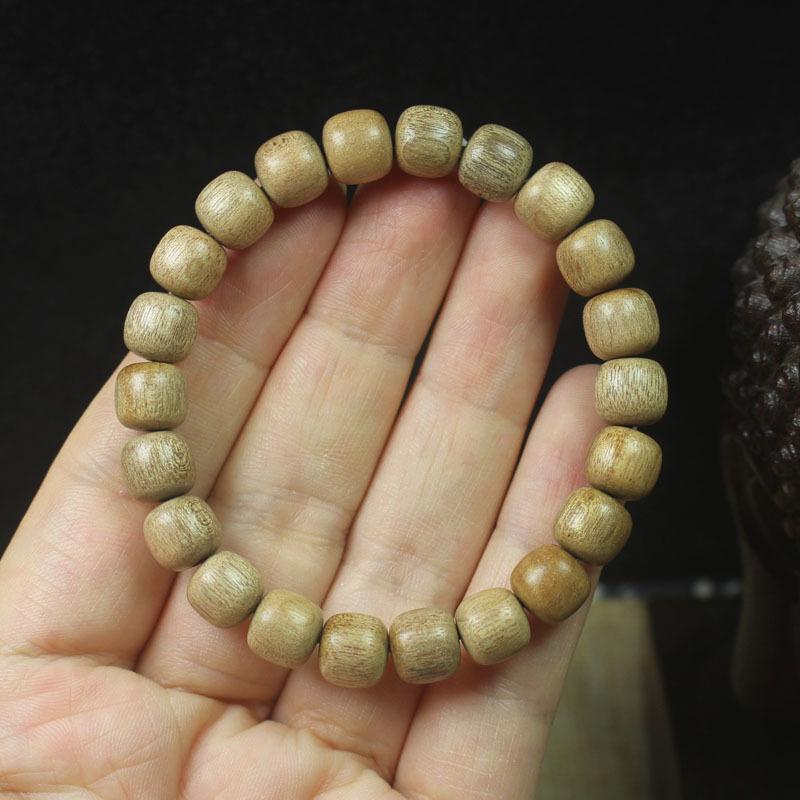 9mm Phoebe Wood Old Style Beads Bracelet Simple Gift