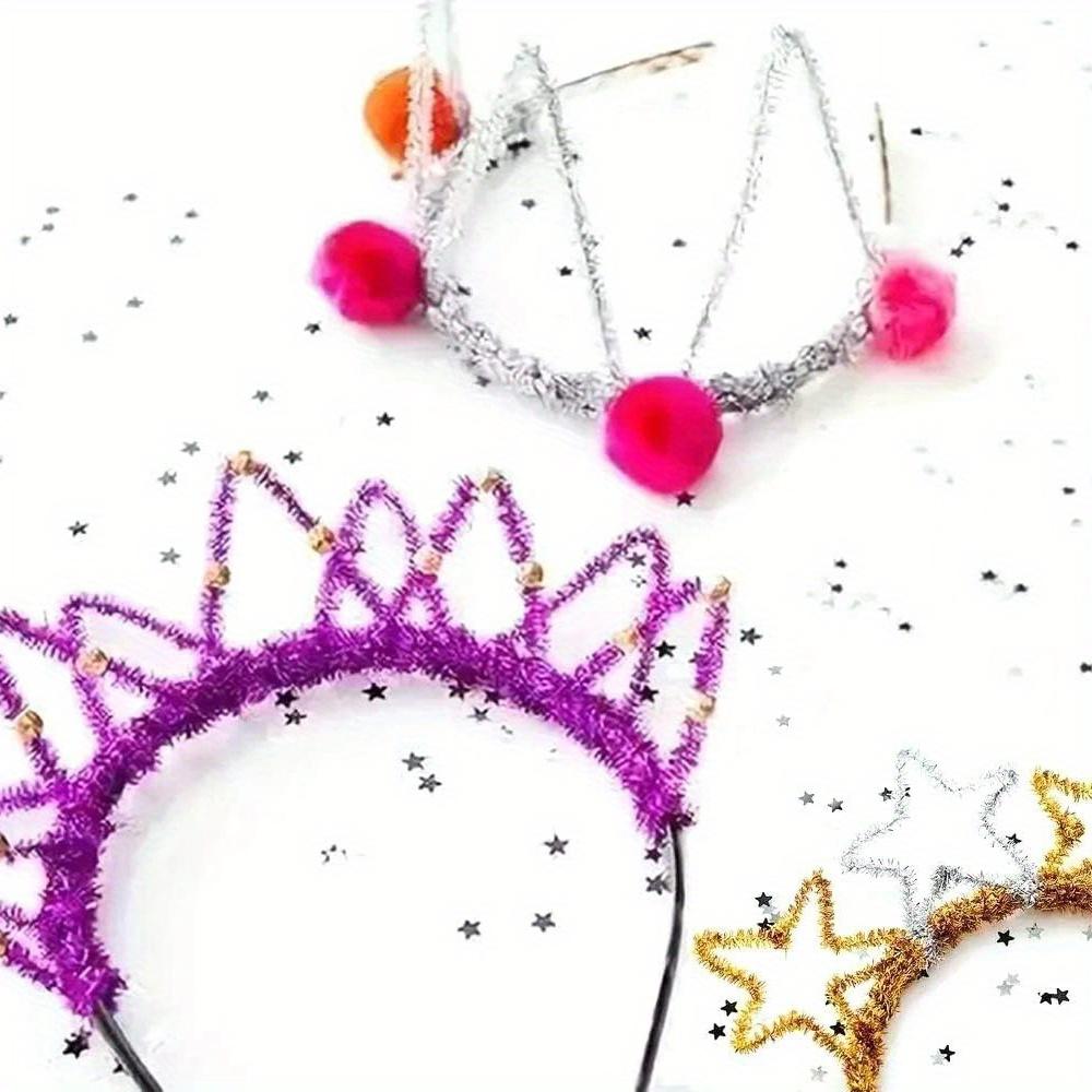 200 Pieces Pipe Cleaners, 10 Colours Gold Onion Twist Sticks for DIY Crafts Decoration Creative School Projects