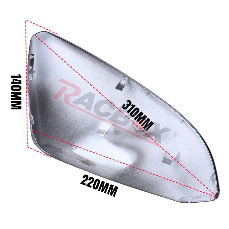 Left Right Side Rearview Mirror Cap Cover for Honda Civic 10th 2016 2017 2018 Accessories Black Red Replacement