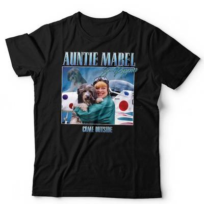 T-shirt zia Mabel e Pippin Apprezzamento Unisex e Bambini Esci Fuori Retrò anni '90