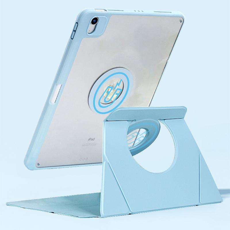 For iPad Air 11 (2025)/(2024) Rotate Case Magnetic Detachable Leather Tablet Cover