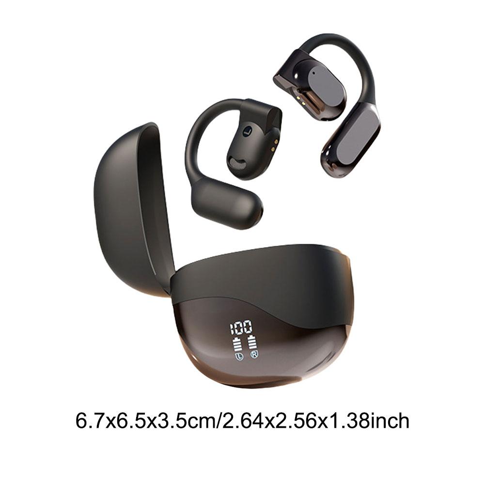 AI Translator Earbuds Bluetooth 5.4 Noise Cancelling Two-Way Voice Translator Ear Hook 144 Languages Translation Earphones