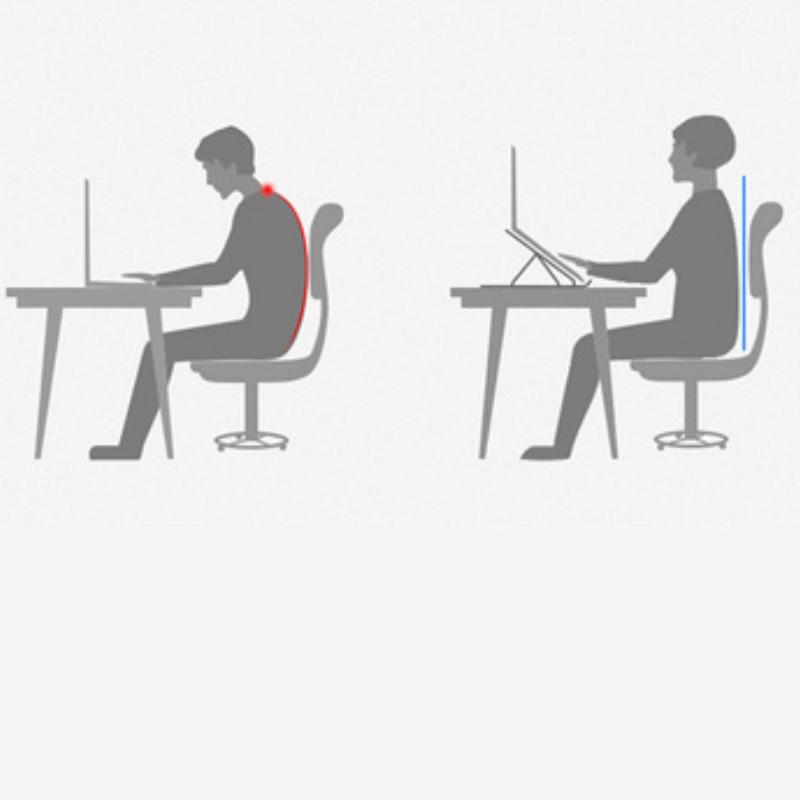 Adjustable Laptop Stand Riser Foldable Portable Ventilated Cooling Notebook Mount Computer Stand