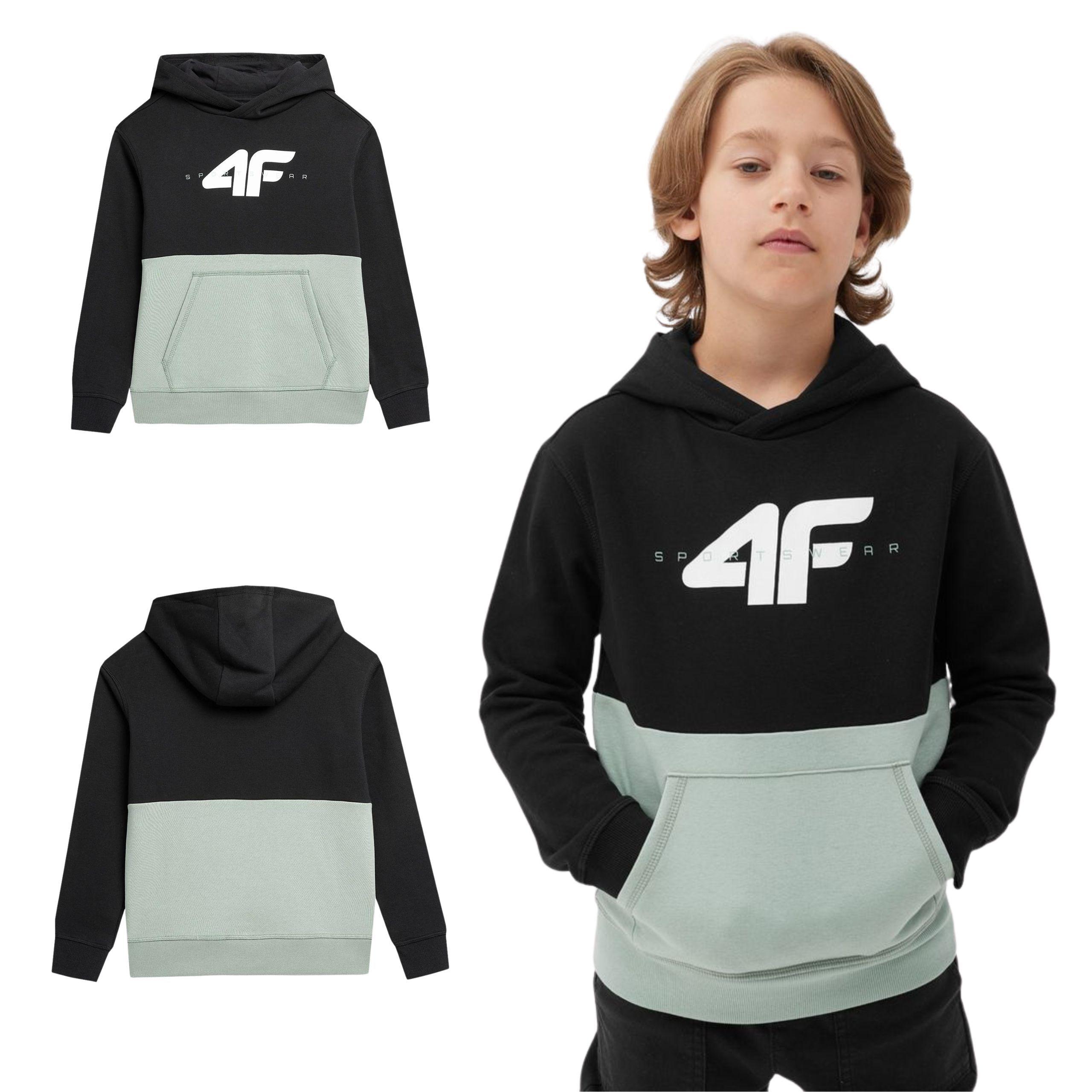 

Детская толстовка 4F Черный &; Зеленый 4FJAW23TSWSM628 размер 122 чёрный