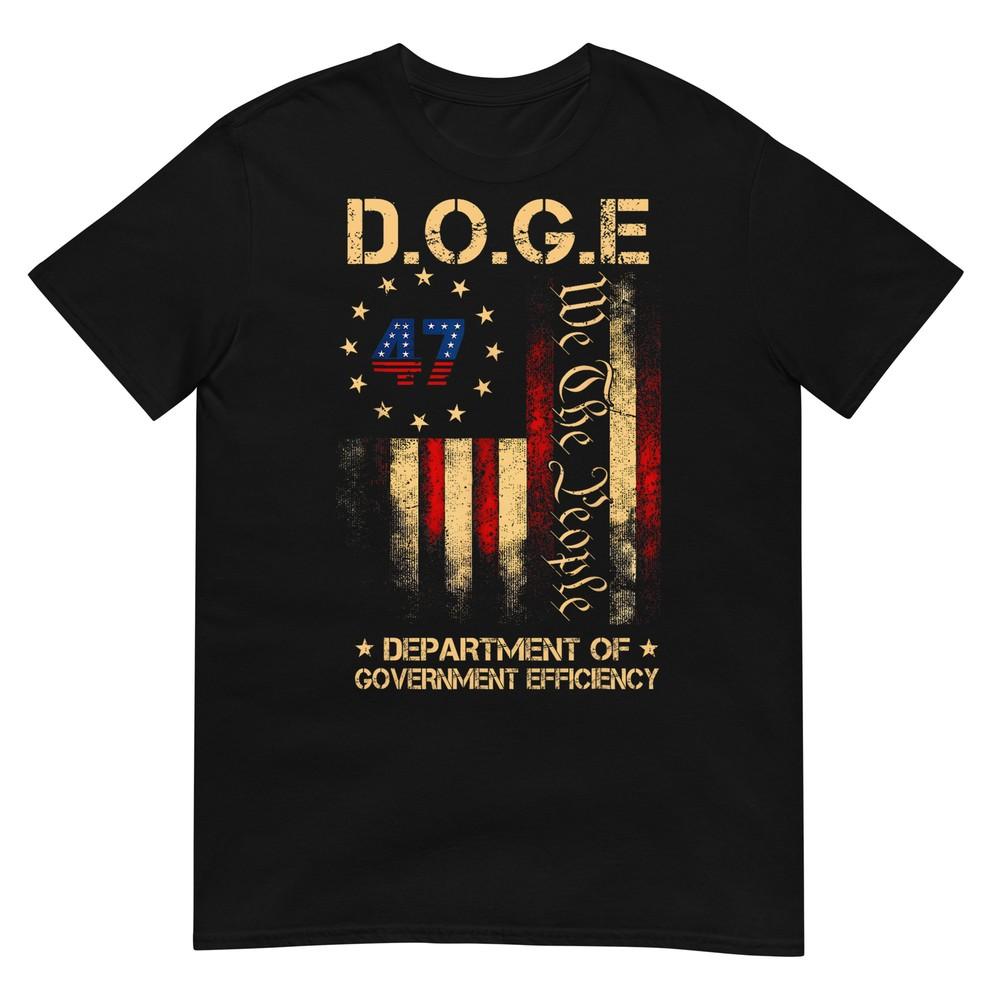 DOGE D.O.G.E Abteilung für Regierungseffizienz Herren Damen T-Shirt