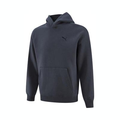 Puma Mikina cez hlavu s kapucňou športová jednofarebná v americkom štýle unisex mikina tmavosivá 631384-69