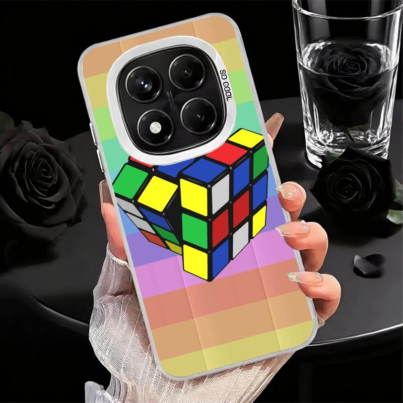 Rubik Cube Formula Spoofs Math Soft Phone Case for Xiaomi Redmi Note 13 14 15 Pro Plus 12S 12 11S 11 11T 10S 10 Shockproof Cover