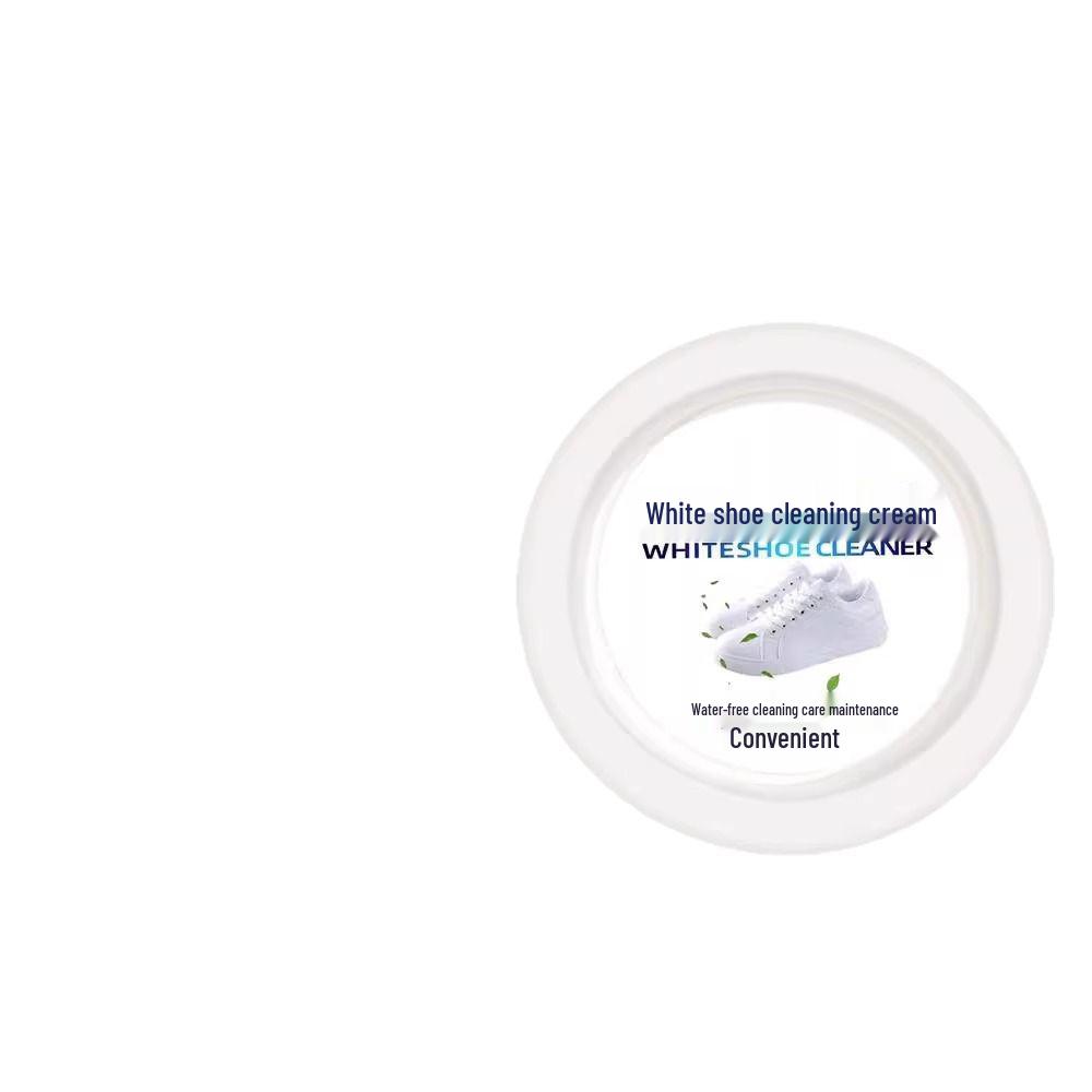 White Shoe Cleaner Kit: No-Wash Whitening Wipes, Shoe Brush, and Cleaning Cream