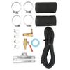 Auxiliary Transfer   Connector Kit with Fuel Pipe Connector Tee Clamp 11025 Replacement for       Trucks