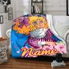 Customiz Name Personality Candy Candy (2) Blanket Soft &Warm Sofa Office Bed Travel Lunch Break Blanket, Gift Suitable for All Seasons