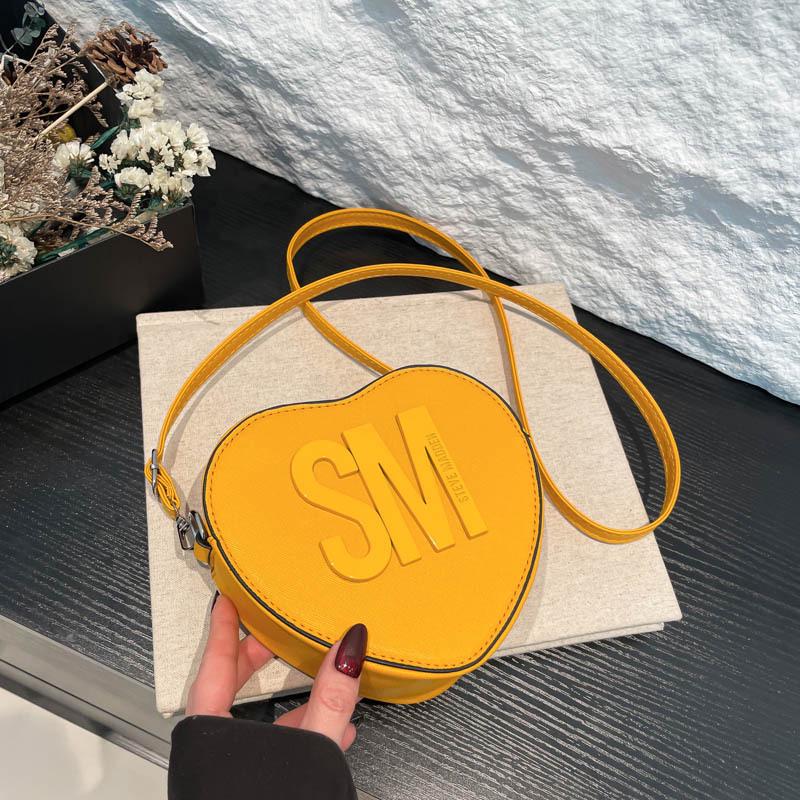 2025 Valentine's Day Popular Heart-Shaped Shoulder Bag for Women - European & American Fashion