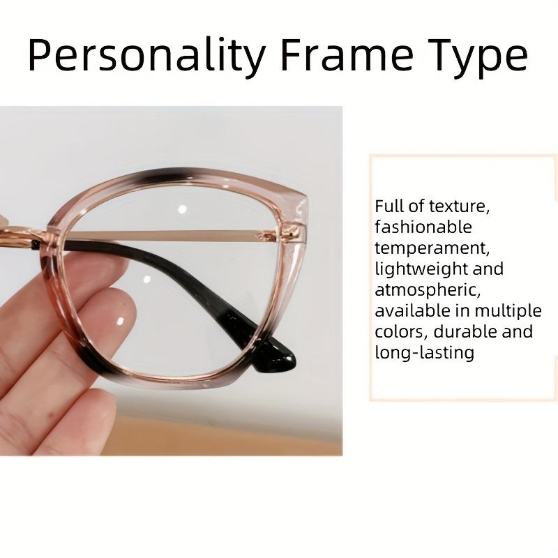 1Pcs New High-End Metal Frames For Men And Women Same Day And Night Dual-Use Photochromic Lenses And Blue-Proof Lighting Lenses