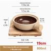 Hong Kong style Little pan rice Casserole Single handle old-fashioned clay pot Commercial high-temperature resistant sand pot