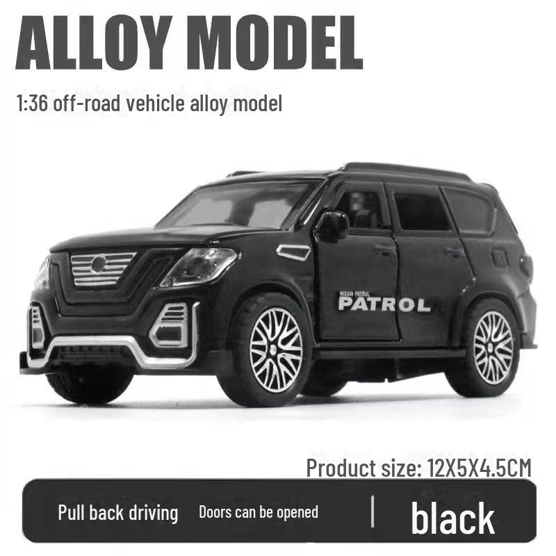 1:36 Legierung Viertüriges Geländewagenmodell Spielzeug für Kinder - Nachtmarktstand Ornament