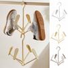 Plastic Windproof Shoe Drying Rack Rotatable Shoe Storage Organizer Wardrobe Storage Rack  Balcony