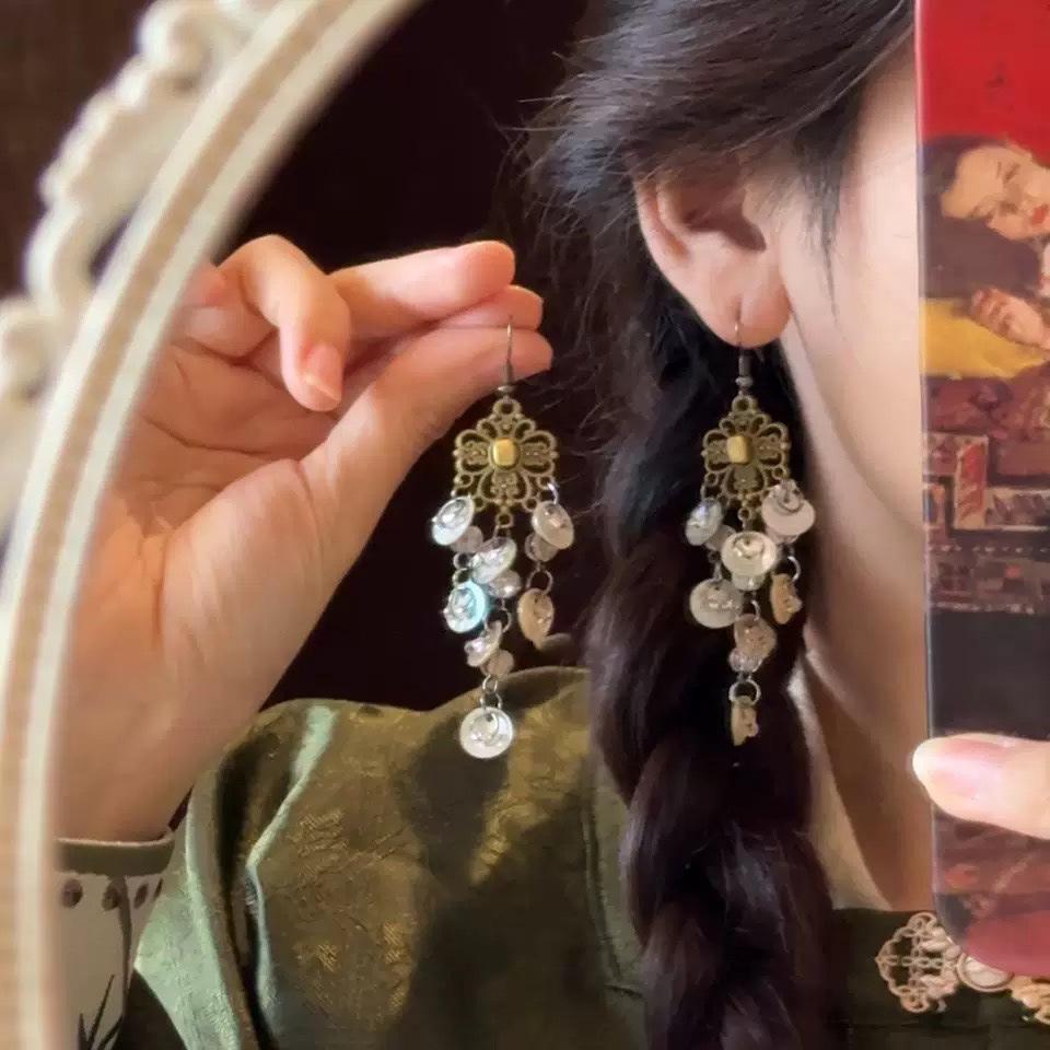 Bohemian Tassel Earrings: Ethnic Style, Versatile Travel Accessories