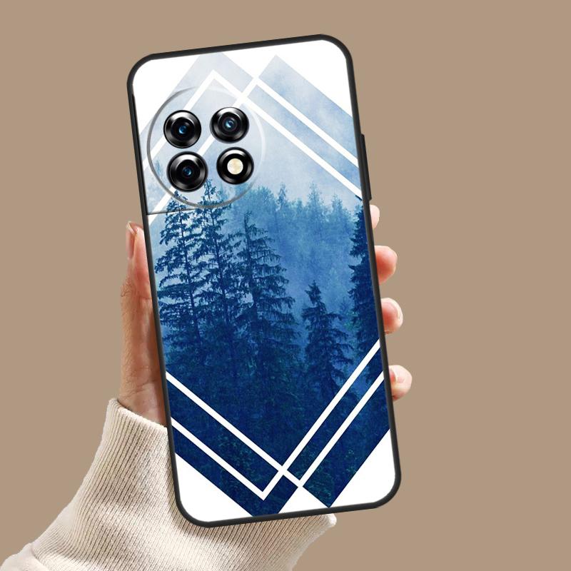 Forest Geometry Wood Nature Case For OnePlus Nord 5 CE 3 4 Lite N20 N30 OnePlus 15 13 12 11 8 9 10 Pro 10T 13T 13R Cover