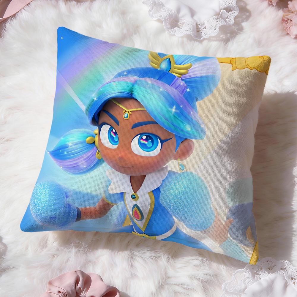 anime r-Rainbow Bubblegem Cushion Cover Premium Comfort Reversible Pillow Cove -Two in One Design for Any Room & Car Interior