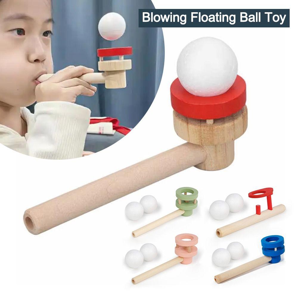 Educational Blowing Floating Ball Toy Kids Parent-Child Game  for Lung Capacity Training