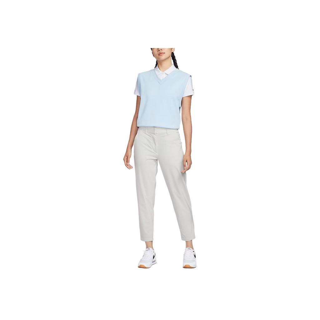 Nike V-Neck Skin-Friendly Golf Shirt Women Tops IH0940-441