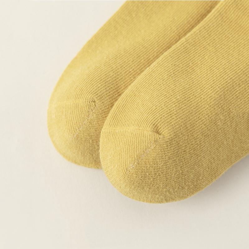 5Pairs/Set Baby Socks Spring Autumn Toddler Boys Girls Cute Tiger Middle Tube Socks For Kids Cute Letter Striped Cotton Sock