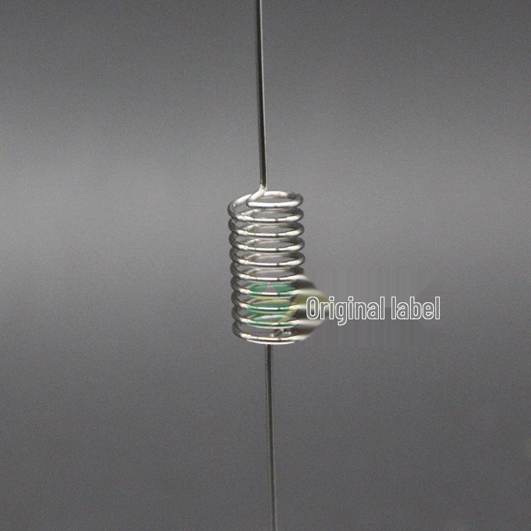 POP Advertising Clip Poster with Large Round Wobbler and Double-Ended Steel Wire Clip for Supermarket Display