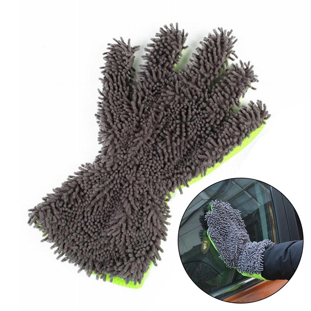Car Wash Gloves Cleaning Gloves No Scratch Plush Fabric