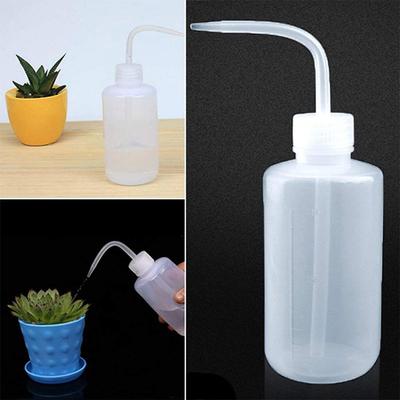 500ml Succulents Plant Watering Can Plastic Beak Squeezing Bottle with Scale